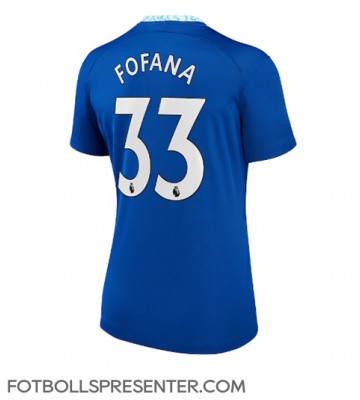 Chelsea Wesley Fofana #33 Hemma Matchtröja Dam 2022-23 Kortärmad